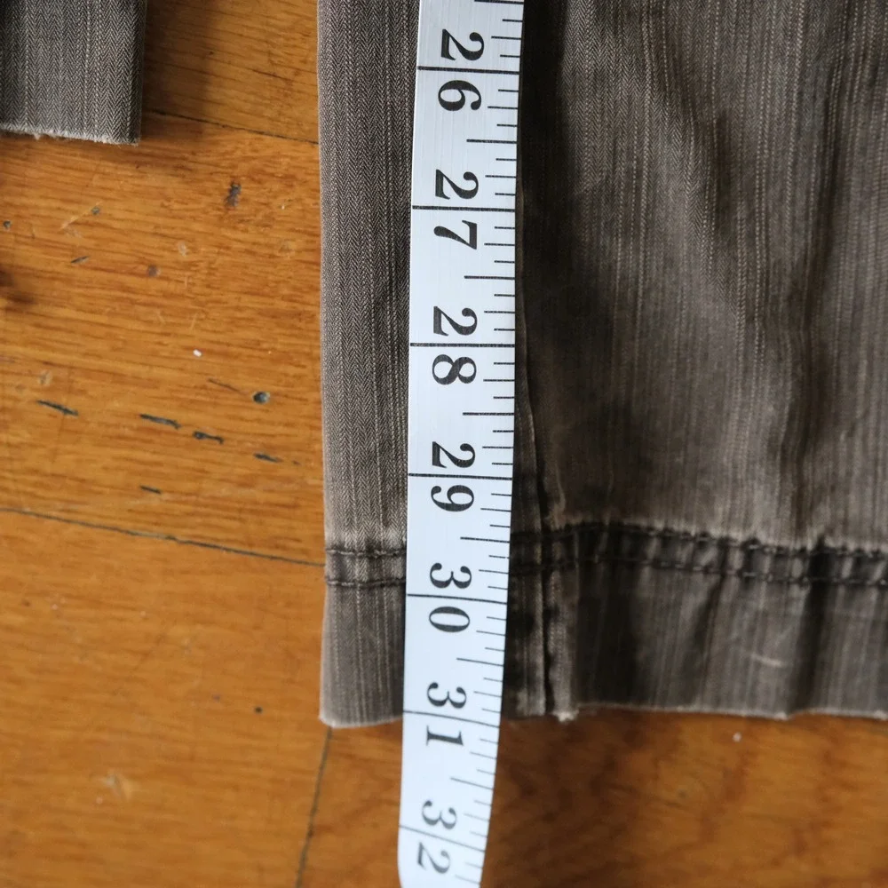 Dockers Cargo Pants Mens Brown Relaxed Fit Distressed Gorpcore 34x32 Flat Front‎